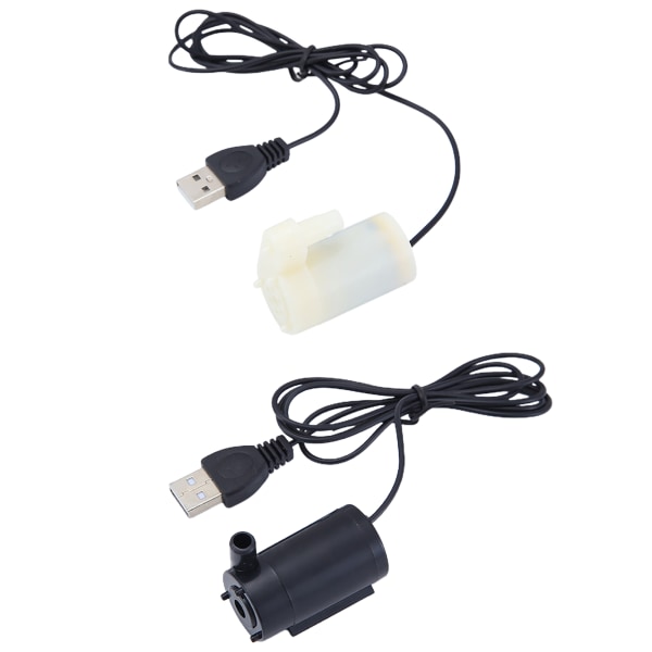 USB Lågspänning liten vattenpump Multipurpose Micro Mini dränkbar pump white