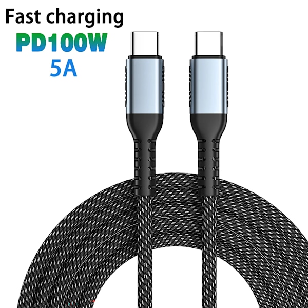 UGOURD PD240W Ultrasnabb Laddningskabel Typ Usb C 100W typ c Laddarkabel för iphone 15 xiaomi MacBook Pro Med E-Marker-chip FT 100W 5A 2m