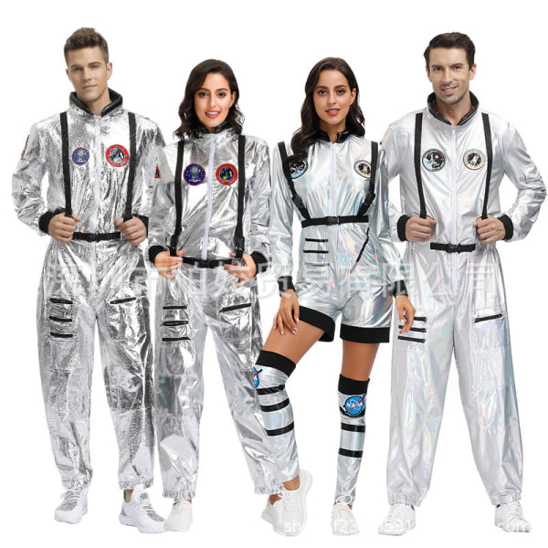 Wandering Earth Rymddräkt Kollektiv fest Cosplay Uniformer Man och Kvinnlig Astronaut Halloween Playsuit short women''s style xl