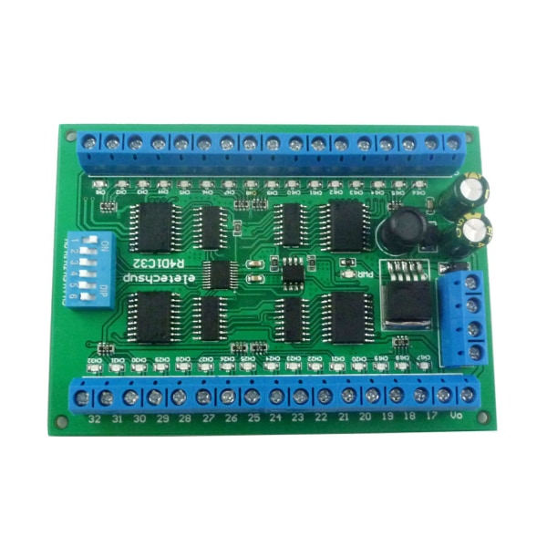 DC 12V 24V 32-kanalers DIN Rail Box RTU Transistor Controller 300MA Solid State Relay Output board