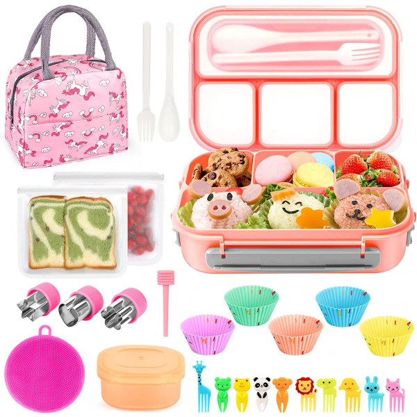 27 matlåda set isoleringspåse matförseglingspåse grönsaksskärning bento box set 27 piece set purple