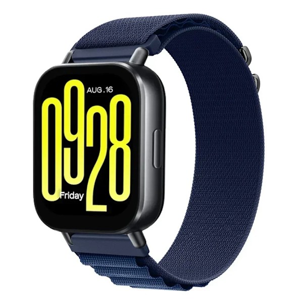 22mm 20mm Alpine Loop Armband för Redmi Watch 5 Lite Nylon Sport Andningsbart Armband Klockarmband Redmi Watch 5 Active Tillbehör Dark blue for width 22mm