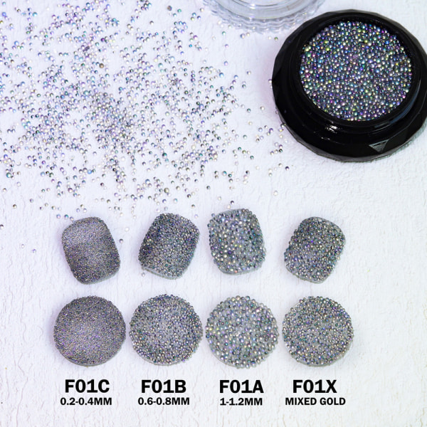 Glitter paljetter för naglar Skimrande Glitter Nail Decor Nail Art för hemmet DIY default a