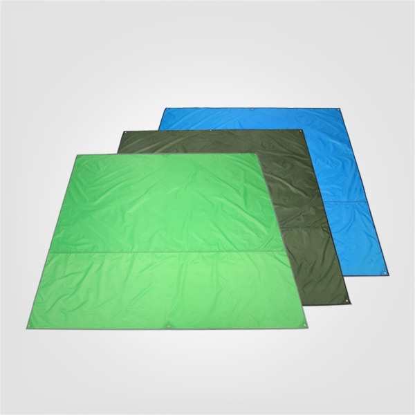 Vattentät Camping Tarp Thicken Picnic Mat Strandmatta Slitstarkt Beach Pad Tält army green m