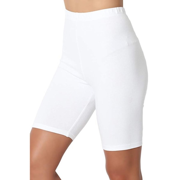 High Waist Fitness Sportiga byxor Lättvikts bekväma byxor för kvinnliga kvinnor, flickor, damer s white
