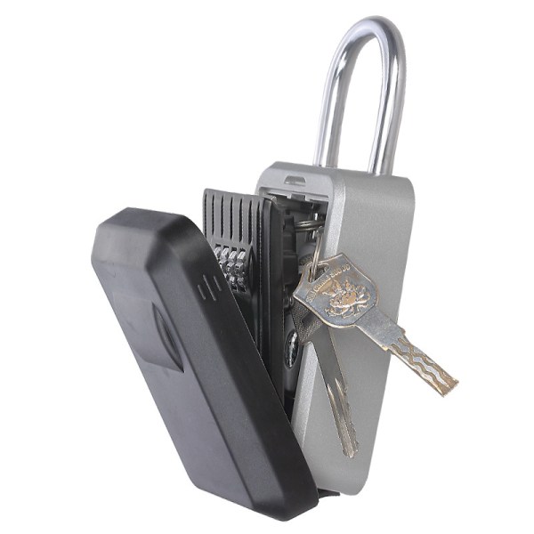 Nyckellåslåda Nycklar Säker förvaring Säkerhetskombinationslåslåda med 4-siffrig kombination as show