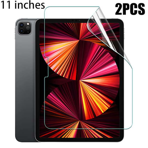 För iPad 11 tum 2025 Full Cover Mjuk TPU Skärmskydd För iPad 11 Tum Tablet Hydrogel Filmer Reptåligt Inte Glas 2PCS