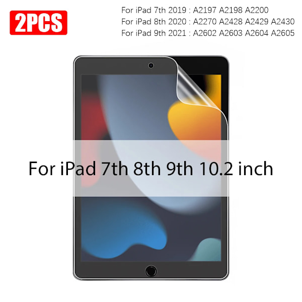 2 st Pappersliknande Skärmskydd för Ipad 10 10:e Pro 13 M4 12.9 2025, Ipad Air 11 5 4 M3 M2 A16 9:e Generationen Mini 6 7 7th 8th 9th 10.2