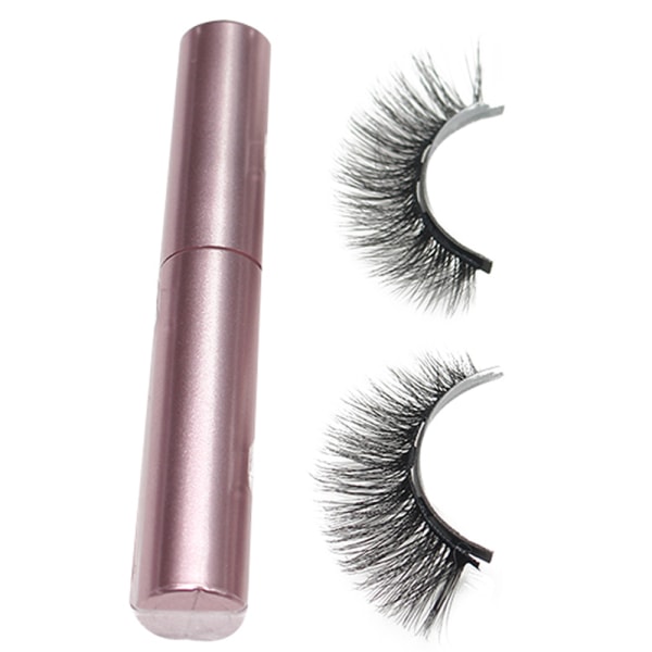 Magnetiska ögonfransar flytande eyeliner Set Enkelt par limfritt Natural Beauty Tool sa110