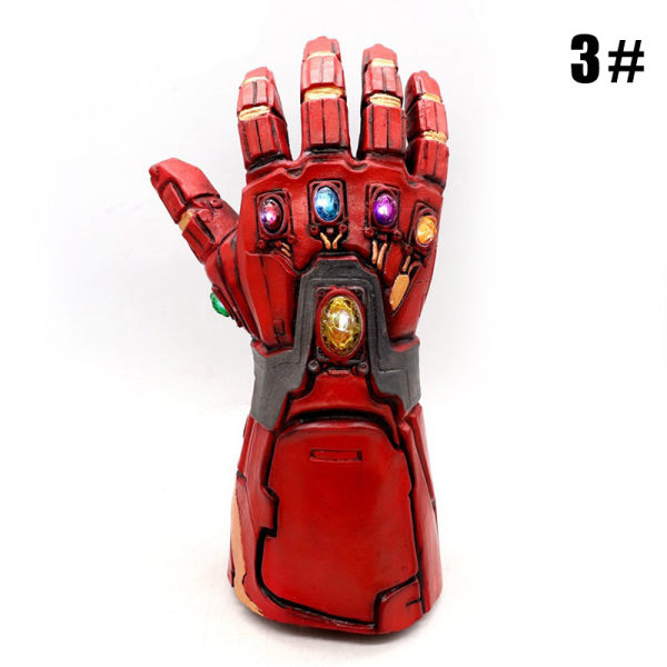 Avengers 4 Endgame Iron Man Infinity LED Gauntlet Arm Cosplay Thanos latexhandskar b
