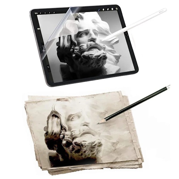 3 st Pappersliknande Skärmskydd för Ipad Pro 11 12.9 6:e 9:e 10:e generationen, Skärmskydd för Ipad Air 5 4 10.9 Mini 6 5 12 9 10.2 9.7 Air 1