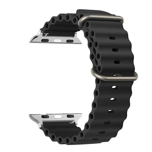 Silikon Ocean armband för Apple Watch band Ultra Series 9 SE iwatch 42mm 44mm 45mm 49mm 38mm 40mm 41mm correas 49 44 45 mm band Star 38mm 40mm 41mm