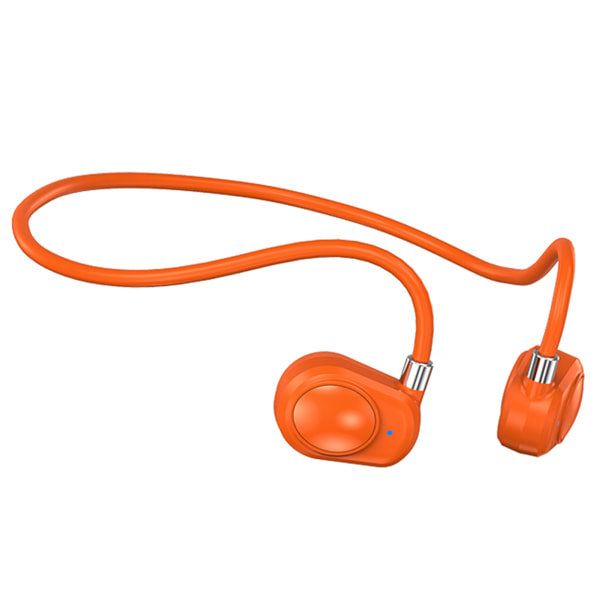 Halshängande Bluetooth-kompatibla headset HD Call HiFi Sound Headset Sport Brusreducering Spelhörlurar orange
