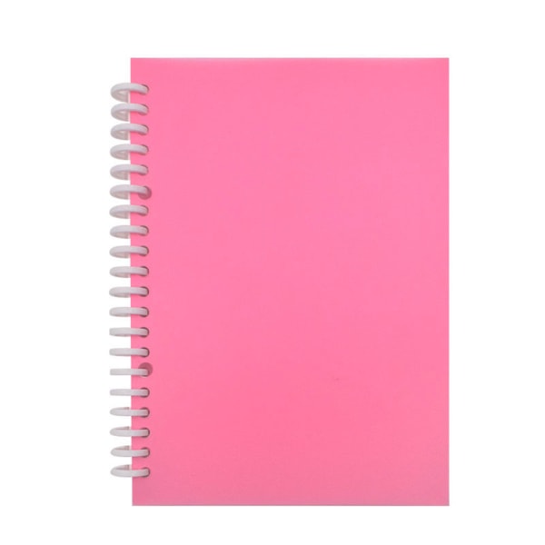 Dekalsamlingsalbum Återanvändbar dekalbok 40 ark A4/A5 PU- cover för klippbok pink 40 sheets a5