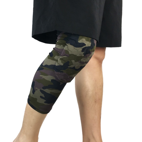 Herr Benärm Knäskydd Brace Protector Camo Sports Guard Knäskydd för basket xl