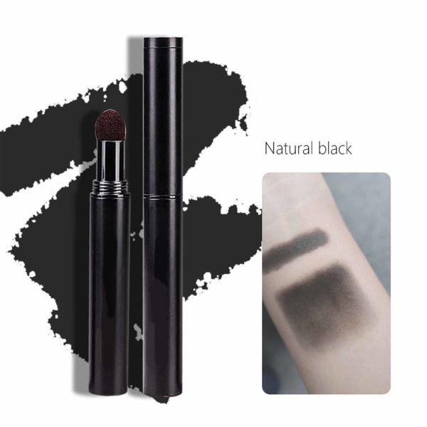 Hairline Shadow Powder Stick med fin och lätt naturlig färg för hårfästet ögonbryn ansikte panna och andra sidor black