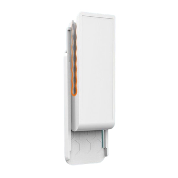 Power Strip Wall Mount Fixer Självhäftande multifunktions Powerboard-hållare för vägg white