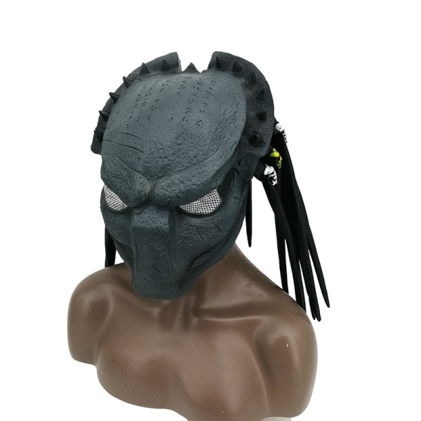 Movie Iron Blood Warrior 5: Solo Mask Cosplay Alien Battle Huvudbonader Terror Latex Poison Scorpion Mask half face style