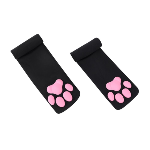 Cat Paw Socks Kawaii 3D Cat Claw Beanies Dam Paw Kawaii strumpa Lolita Cosplay black