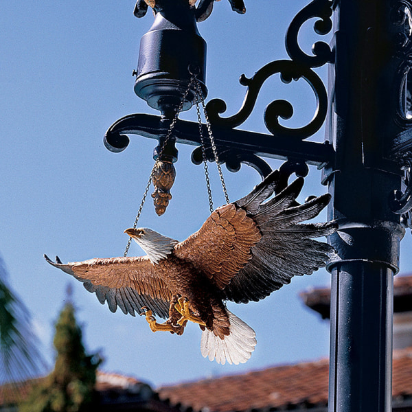 Eagle Wall Skulptur Resin Djur hängande prydnad vägghängande Eagle Heminredning Hantverk Present bald eagle chain