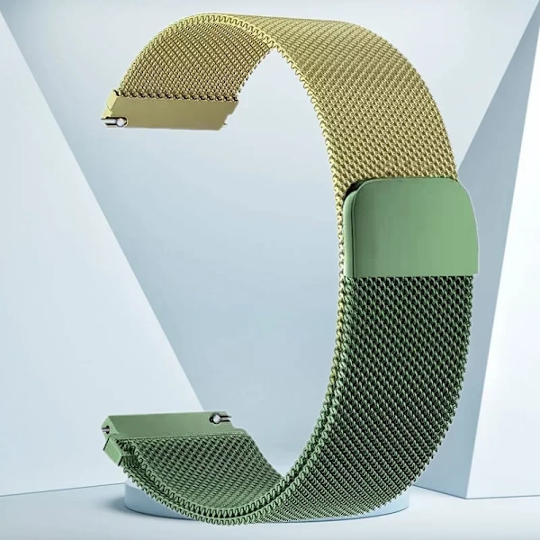 20mm 22mm Magnetisk Loop Rem För Samsung Galaxy Watch 3 4 5 40 44mm Armband Active 1/2 42/46mm Gear S3 för Bip GTR För Huawei gt 2 GGr 20mm