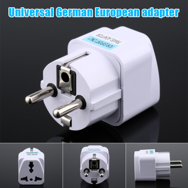 Universal US UK AU Till EU Plug USA Till Euro Europa Resevägg AC Power Charger Outlet Adapter as show