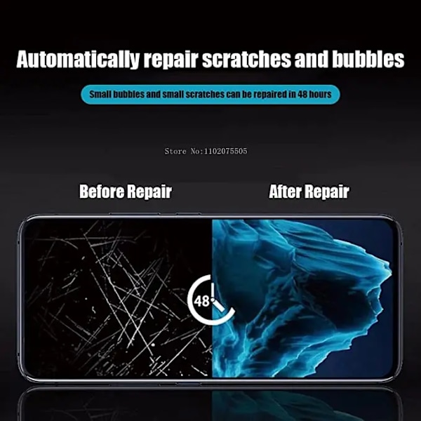 Hydrogel Film för Samsung Galaxy A52s 5G Skärmskydd A54 A14 A13 A52 A53 A73 A23 A32 A33 4G Skyddsfilm inte glas A14 5G 2PCS