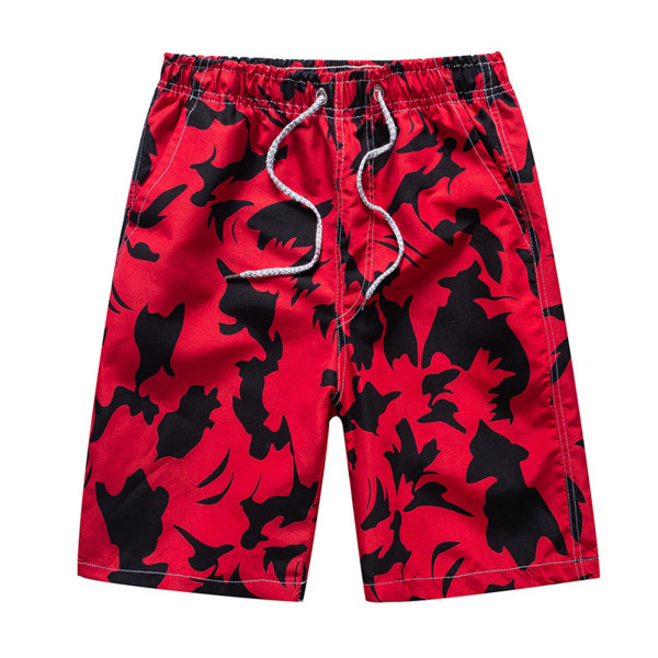 Sommar utomhus strandshorts andningsbara snabbtorkande badbyxor för kvinnor män red female 2xl