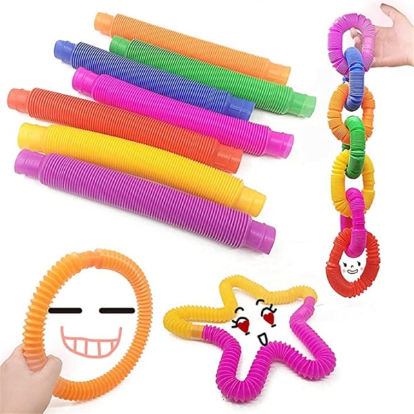 Sensory Fidget Toys Pack Anti-stress Fidget Toy Set Pop Bubble Fidget Toy för barn Lek tillsammans b