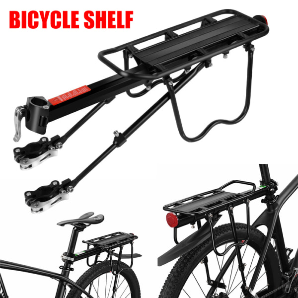 Cykel Cykel Quick Release Carrier Mount Rack Stor kapacitet för cykling mountainbike d