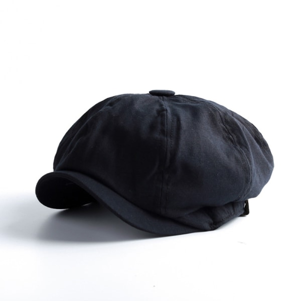 Män Newsboy Cap Fiskbensbakare Pojke Cabbie Flat Hat Retro Newsboy Cap b l