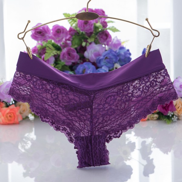 Damtrosa Andas Hipstertrosor Underkläder Bekväma trosor med låg midja purple m