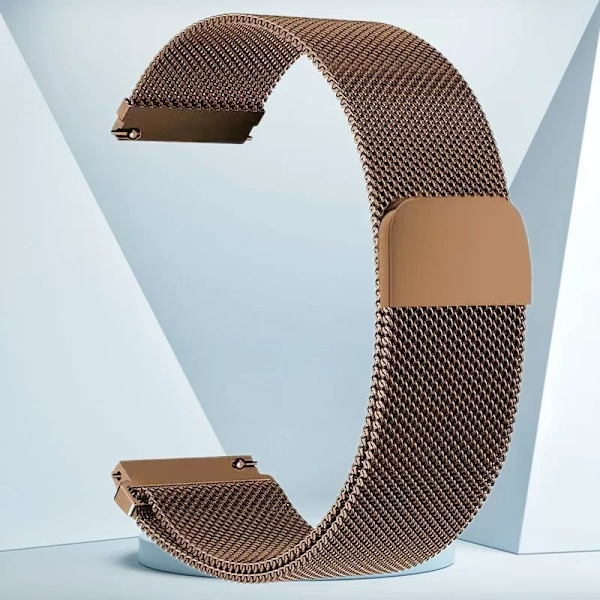 20mm 22mm Magnetisk Loop Rem För Samsung Galaxy Watch 3 4 5 40 44mm Armband Active 1/2 42/46mm Gear S3 för Bip GTR För Huawei gt 2 Coffee 22mm