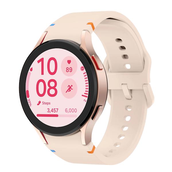 officiell webbplats Armband för Samsung Galaxy Watch 7 FE 44mm 40mm Silikonarmband Galaxy Watch6 4 6 Classic 5 pro band 43mm 47mm pink Galaxy 7 40mm 44mm