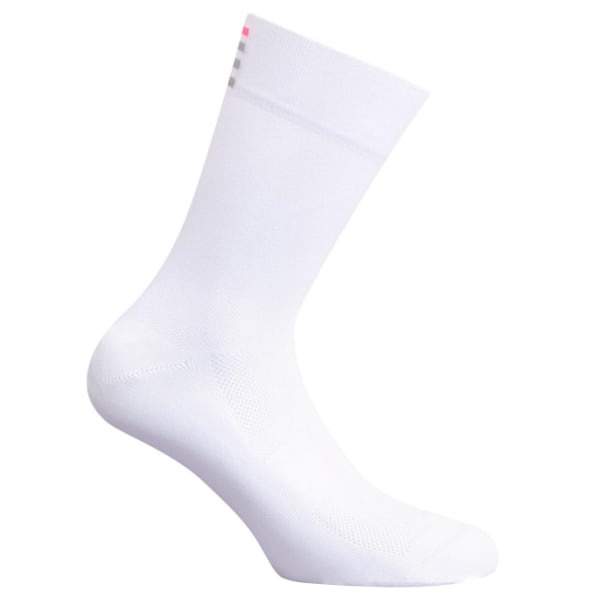 Kompressionsstrumpor Strumpa för återhämtning Atletisk löpning Spandex Anti Fatigue Svullnadssockor white pink