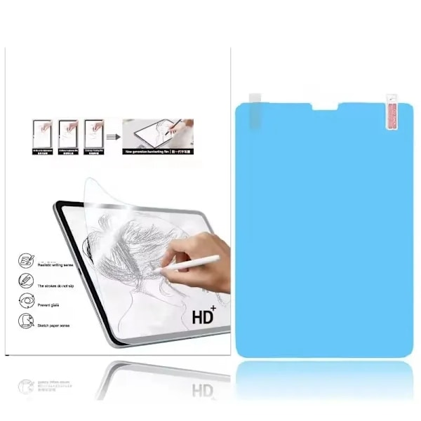 Pappersliknande skärmskydd i glas för 2024 iPad mini 7 (8,3 tum). Anti-reflex, perfekt för att skriva/rita, enkel installation, fodralvänlig 1pcs