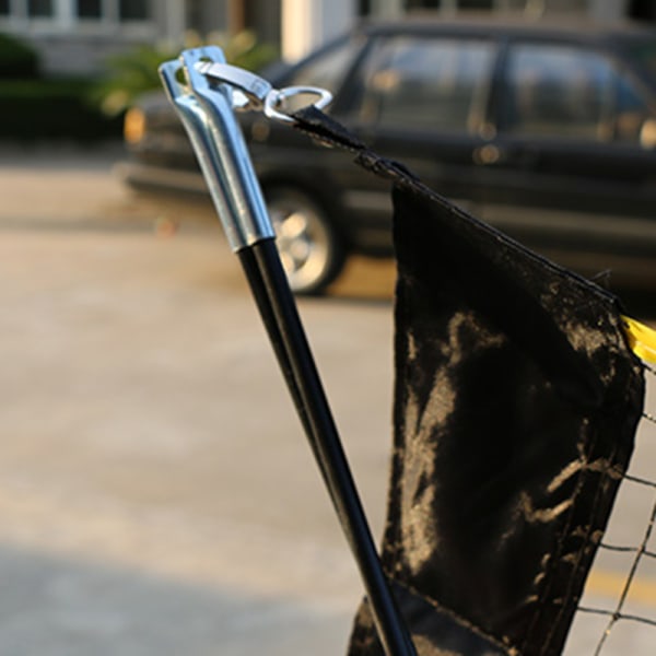 Bärbart utomhus hopfällbart badminton tennis volleyboll nätställ för strandsport as show