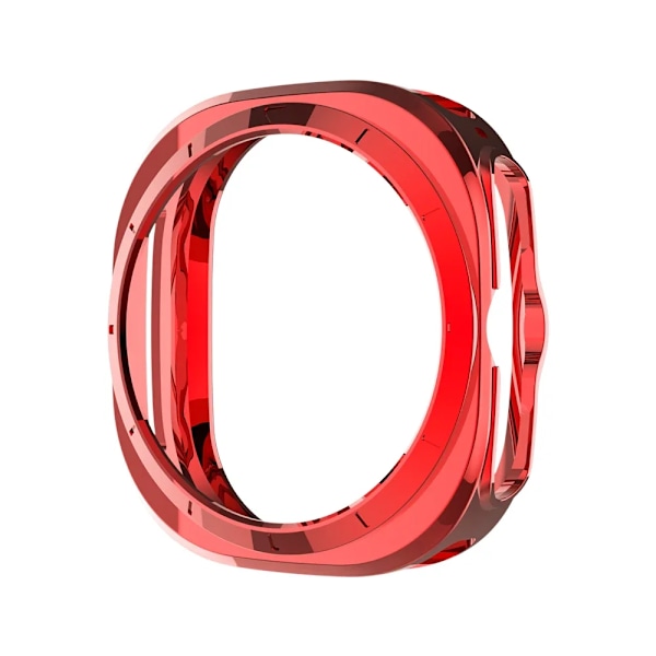 TPU-skal för Samsung Galaxy Watch 7 Ultra 47mm Mjukt Ram Skydd Anti-Rep Bumper Skyddsskal för Galaxy Watch Ultra Red Watch 7 Ultra 47mm