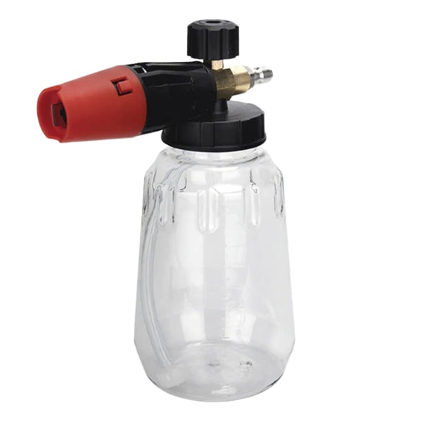 Högtrycksskumkruka 1L skumsprayflaska Multipurpose biltvättsprayvattenkokare transparent