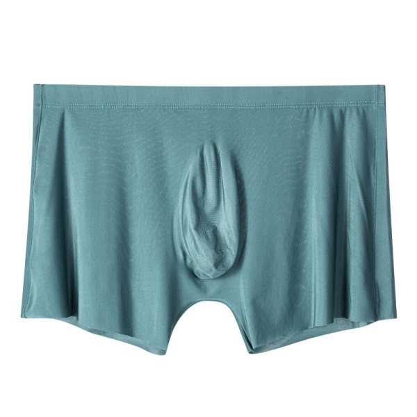 Herrunderkläder Silk Boxer Kort Andas Ice Silk Boxer för män light blue l