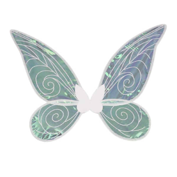 Vikbara Butterfly Fairy Wings för flickor Halloween Cosplay kostym rekvisita för maskerad karneval white