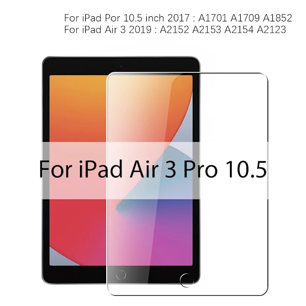 Skärmskydd Härdat Glas För iPad Pro Air 13 11 5 4 M3 2025 A16 12.9 10:e Generationen För iPad 9:e 7:e 10.2 Mini 6 7 Film Air 3 Pro 10.5