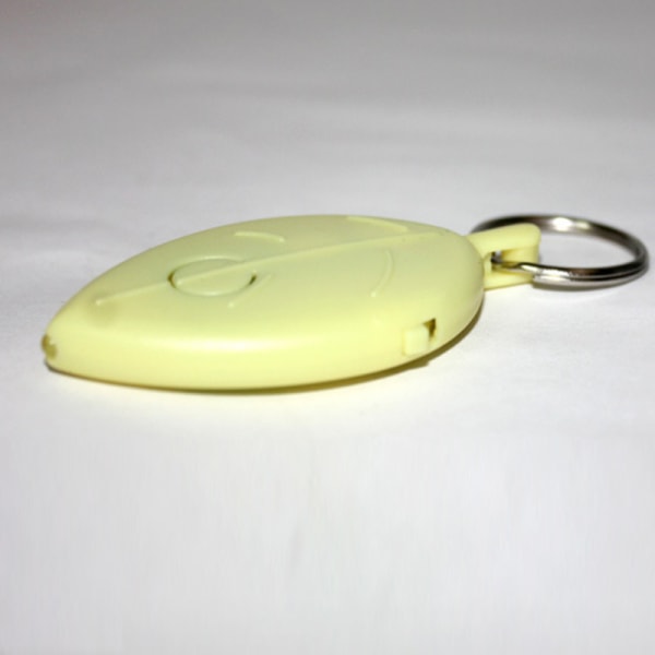 Mini Anti-förlorad Whistle Key Finder Pipande fjärrnyckelväska Plånbokssökare Larm yellow