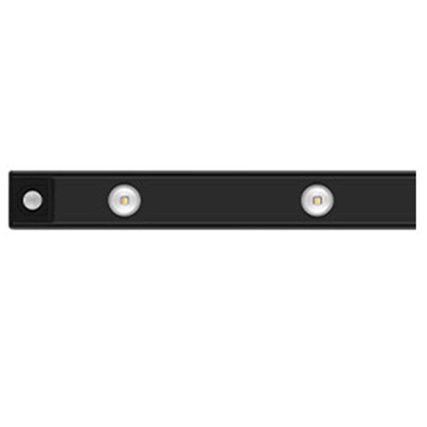 Ultratunn LED-rörelsesensorskåp Light Rechargeable Magnetic Intelligent Light Bar black 30cm