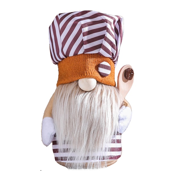 Creative Coffee Gnome Doll Ornament Söt ansiktslös leksak Personlig kaffebar De sktop male