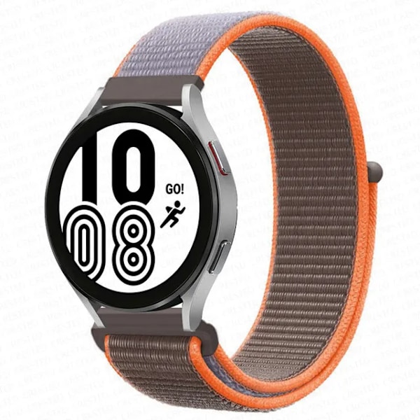 Nylon Loop Band för Samsung Galaxy Watch 6 4 7 classic/5 Pro/active 2/Gear S3 20mm/22mm Armband Huawei watch GT 2e 3 pro rem Vitamin C 54 20mm