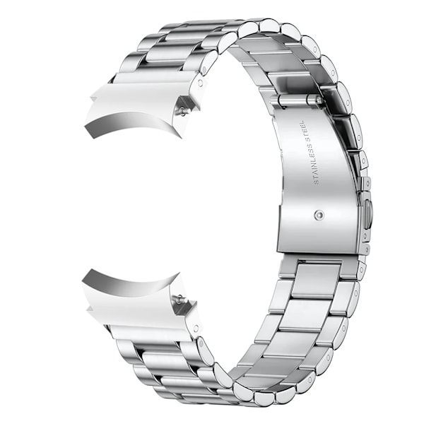 Inga glipor Correa för Galaxy Watch 7 6 5 4 44mm 40mm 5pro armband 45mm stålarmband för Samsung Galaxy Watch 6 4 Classic 47mm 46mm 43mm silver galaxy watch 4 44mm