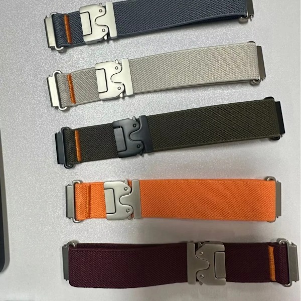 20mm 22mm Klockarmband För Samsung Galaxy Watch 7/FE/5/pro/6/4/Classic/3 Fallskärmsarmband correa Huawei watch GT 2 3 4 5 Band Midnight blue Galaxy watch 7-FE