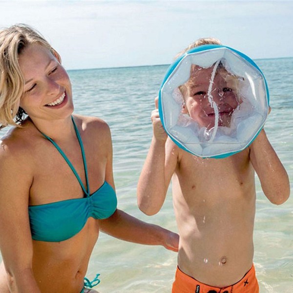 Barn strandleksaker Återanvändbara plast Söta DIY sandvattenleksaker Lämpliga för Summer Beach 19x19cm