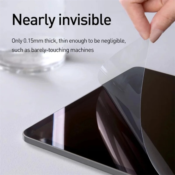 Pappersliknande skärmskydd i glas för 2024 iPad mini 7 (8,3 tum). Anti-reflex, perfekt för att skriva/rita, enkel installation, fodralvänlig 1pcs